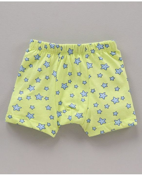 Babyhug 100% Cotton Briefs Star Print Pack of 3 - Multicolor