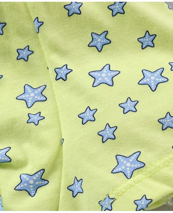Babyhug 100% Cotton Briefs Star Print Pack of 3 - Multicolor