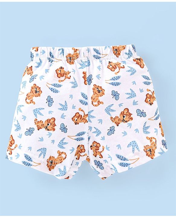 Babyhug 100% Cotton Striped Briefs Pack of 3 - Multicolor
