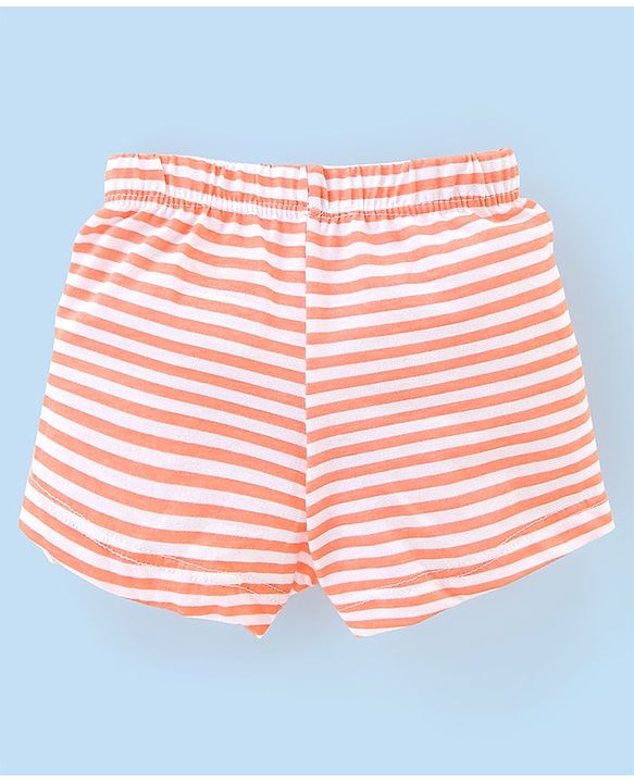 Babyhug 100% Cotton Striped Briefs Pack of 3 - Multicolor