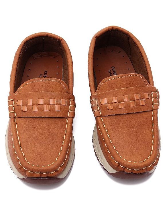 Cute Walk by Babyhug Formal Wear Loafers - Brown