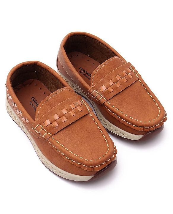 Cute Walk by Babyhug Formal Wear Loafers - Brown