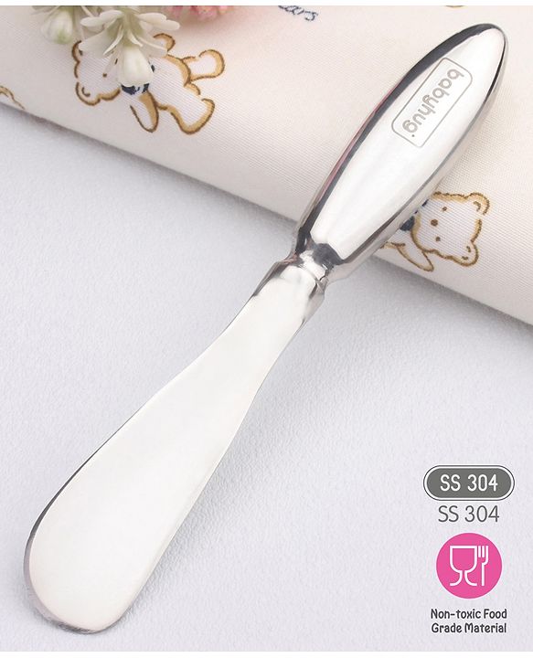 Babyhug Steel Butter knife - Grey
