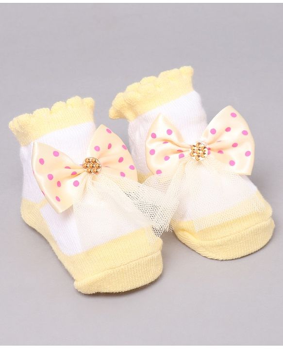 Cute Walk by Babyhug Sock Shoes (Color & Design May vary)