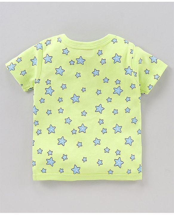 Babyhug Half Sleeves 100 % Cotton Vests Pack of 3 - Multicolour