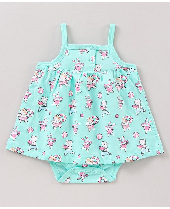 Babyhug 100% Cotton Sleeveless Onesies Dot Print Pack of 3 - Pink Yellow Blue