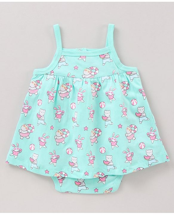 Babyhug 100% Cotton Sleeveless Onesies Dot Print Pack of 3 - Pink Yellow Blue