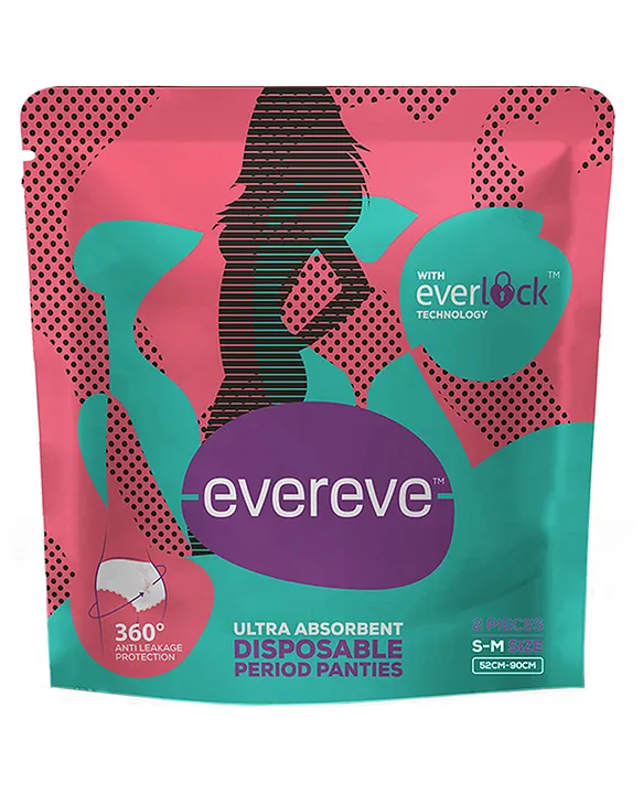 Evereve Disposable Period Panties For Heavy Flow Small to Medium