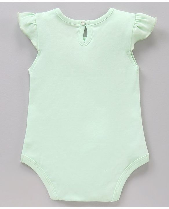 Babyhug Flutter Sleeves 100% Cotton Onesies Striped And Floral Print Pack of 3 - Pink and Blue