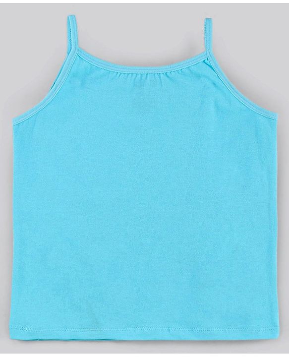Pine Kids Sleeveless Biowashed Cotton Slips Heart Print Pack Of 3 (Colour May Vary)
