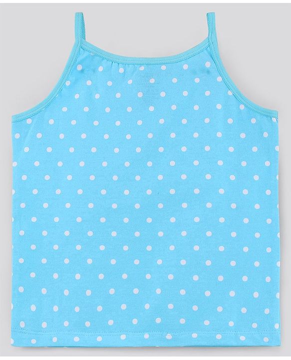 Pine Kids Anti Microbial & Bio Washed Singlet Sleeves Slips Polka Dots & Stripes Print Pack of 3 (Color May Vary)
