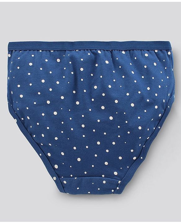 Pine Kids Anti Bacterial & Biowashed Panties Polka Dots & Strawberry Print Pack of 3 (Colour May Vary)