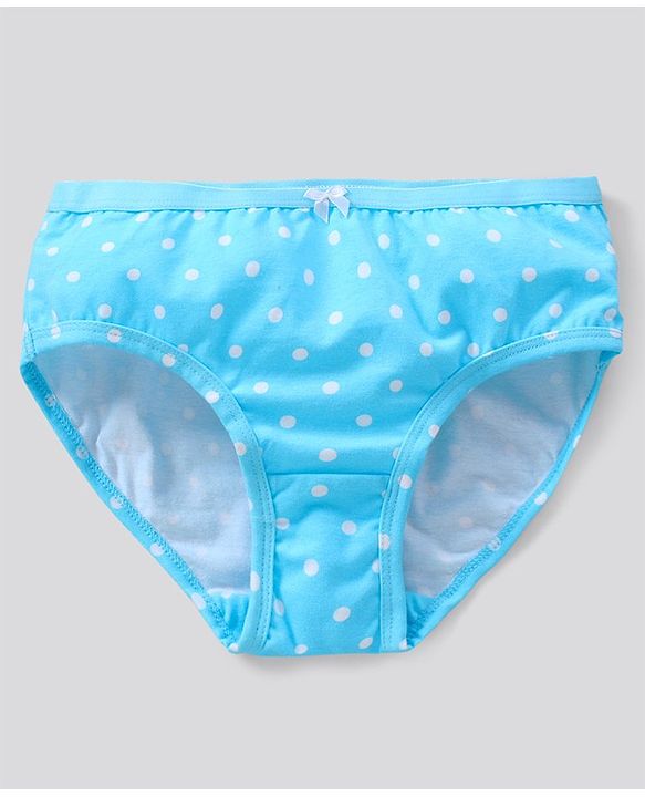 Pine Kids Cotton Lycra Anti Bacterial Panties Stripe And Dot Print Pack Of 3 (Colour May Vary)