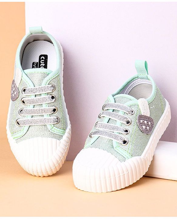 Cute Walk by Babyhug Casual Shoes Mushroom Design - Green