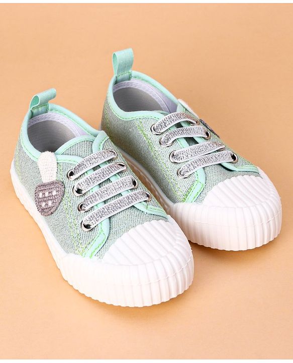 Cute Walk by Babyhug Casual Shoes Mushroom Design - Green