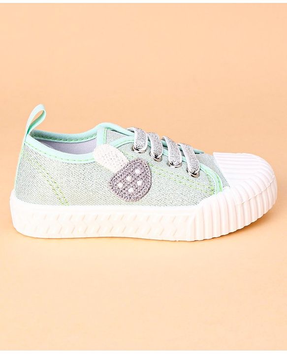 Cute Walk by Babyhug Casual Shoes Mushroom Design - Green
