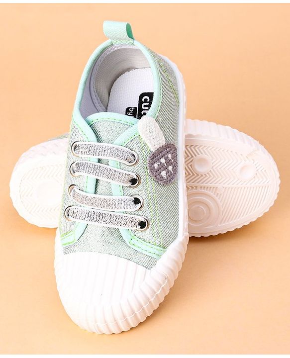 Cute Walk by Babyhug Casual Shoes Mushroom Design - Green