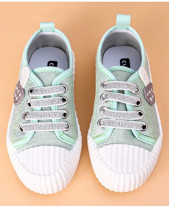 Cute Walk by Babyhug Casual Shoes Mushroom Design - Green