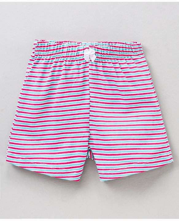 Babyhug Cotton Shorts Multi Print Pack Of 3 - Multicolor