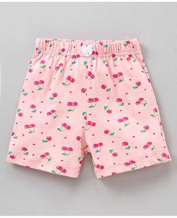 Babyhug Cotton Shorts Multi Print Pack Of 3 - Multicolor