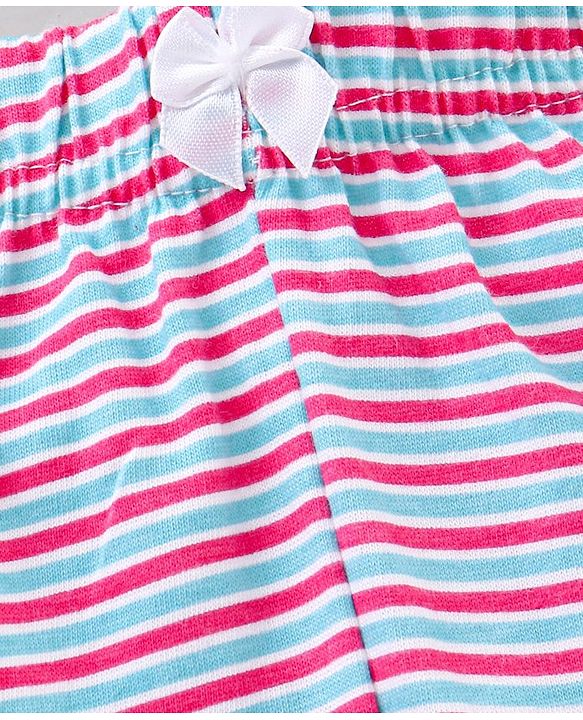 Babyhug Cotton Shorts Multi Print Pack Of 3 - Multicolor