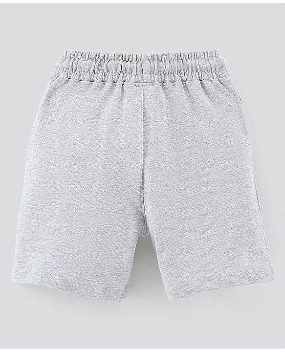 Pine Kids Knitted Bio Wash Shorts Pack of 2 - Grey Blue