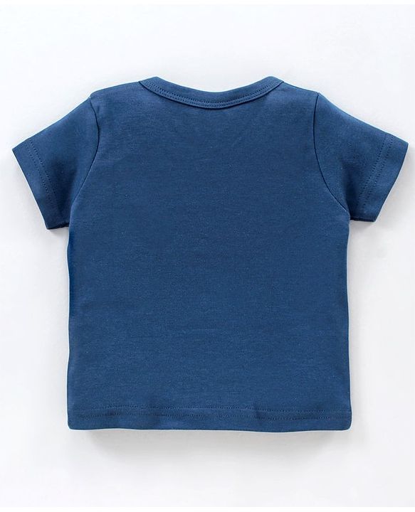 Babyhug Half Sleeves 100% Cotton Vests Set of 3 - Red Blue White