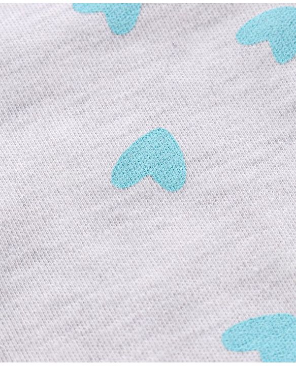 Babyhug Full Length Diaper Leggings Heart & Panda Print Pack Of 3 - Multicolor