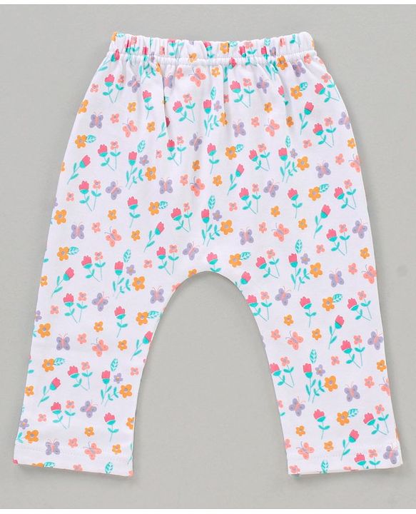 Babyhug Full Length Printed Diaper Pants Pack of 3 - Multicolor