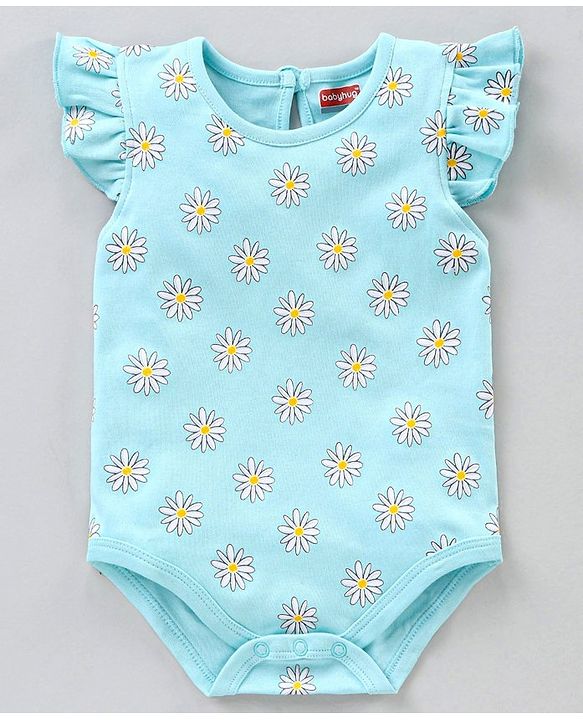 Babyhug 100% Cotton Short Sleeves Onesies Multi Print Pack of 3 - Multicolor