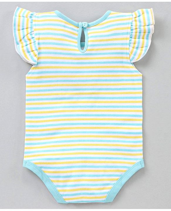 Babyhug 100% Cotton Short Sleeves Onesies Multi Print Pack of 3 - Multicolor