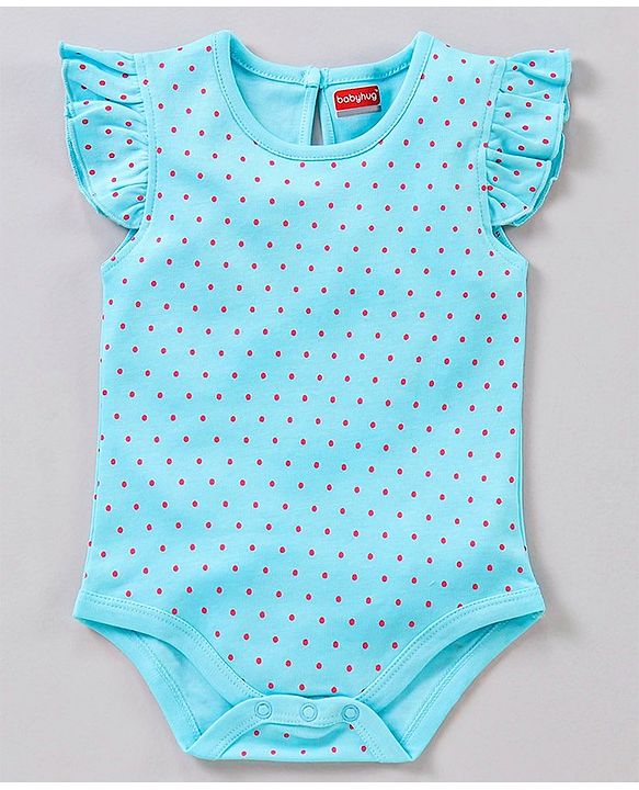 Babyhug 100% Cotton Flutter Sleeves Onesies Multi Print Pack of 3 - Multicolour