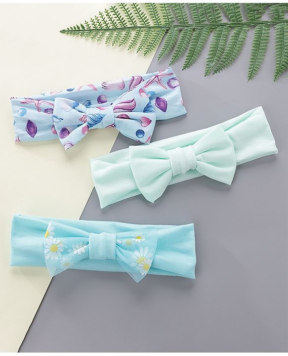 Babyhug Headbands Pack Of 3 - Multicolour