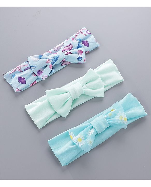 Babyhug Headbands Pack Of 3 - Multicolour