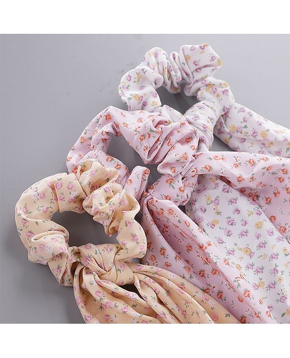 Pine Kids Scrunchies Pack Of 6 - Multicolor