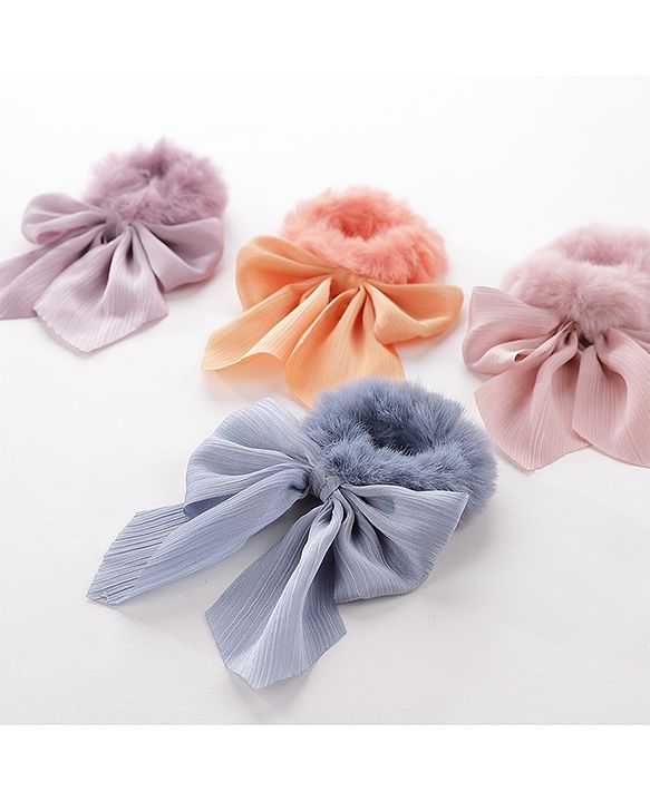 Pine Kids Scrunchies Pack of 4 - Multicolor