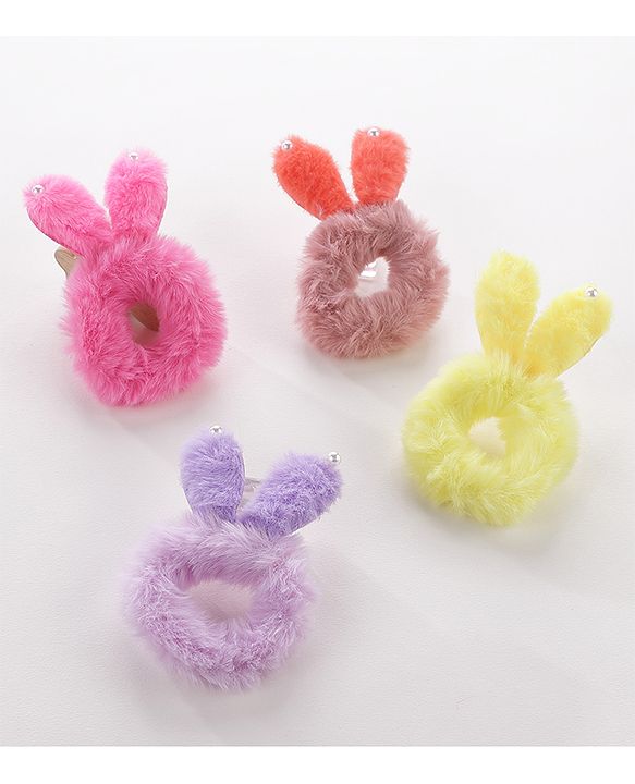 Pine Kids Scrunchies Pack of 4 - Multicolor