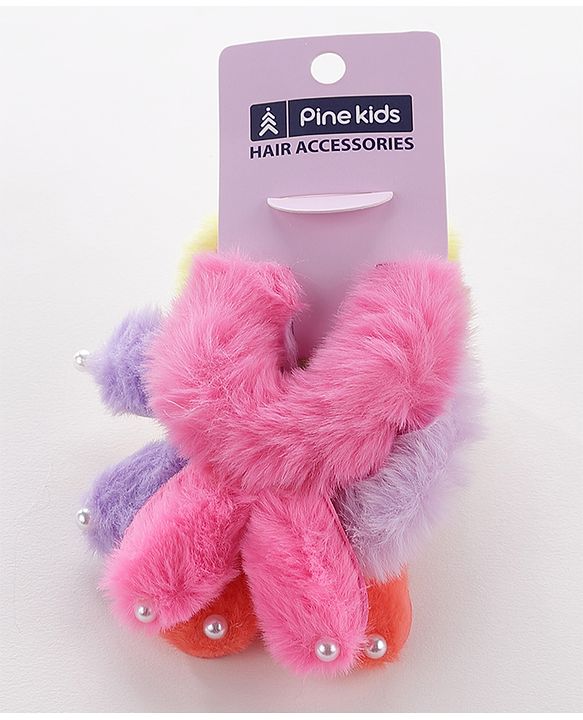 Pine Kids Scrunchies Pack of 4 - Multicolor