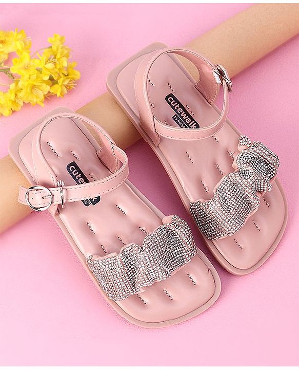 Cute Walk by Babyhug Sandals - Pink