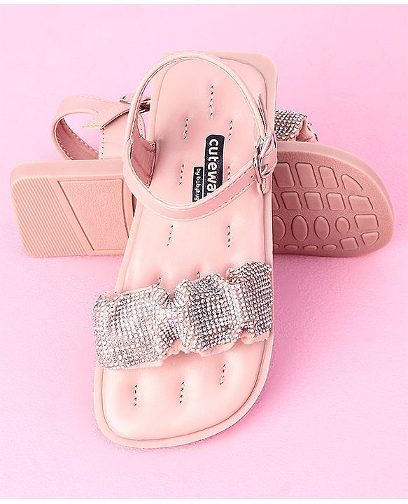 Cute Walk by Babyhug Sandals - Pink