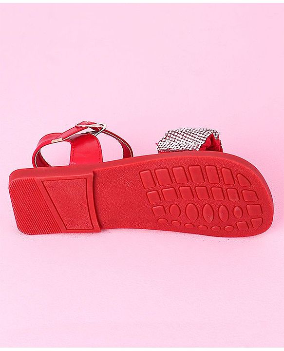 Cute Walk by Babyhug Sandals - Red