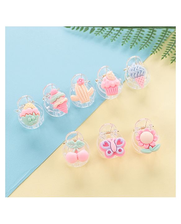 Babyhug Clips Pack of 8 - Multicolor