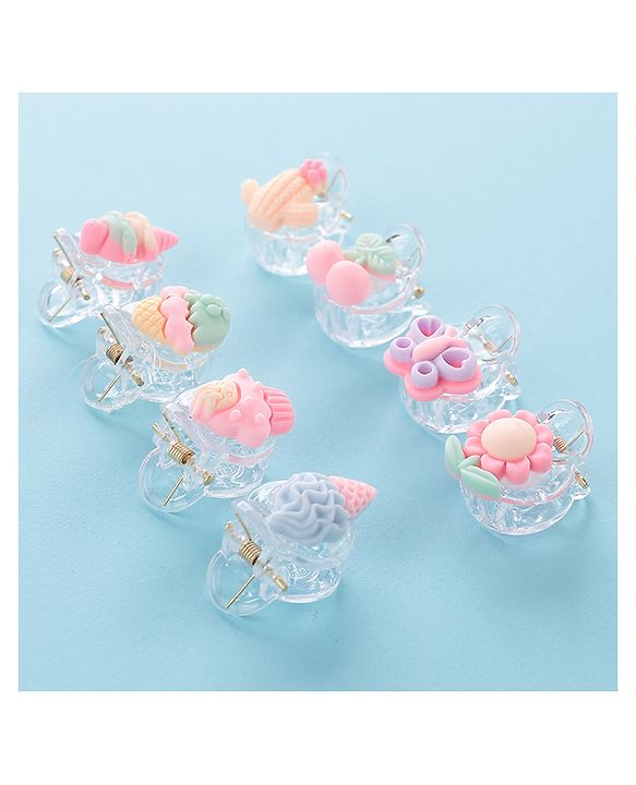 Babyhug Clips Pack of 8 - Multicolor