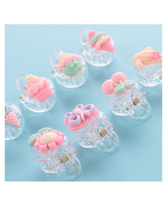 Babyhug Clips Pack of 8 - Multicolor