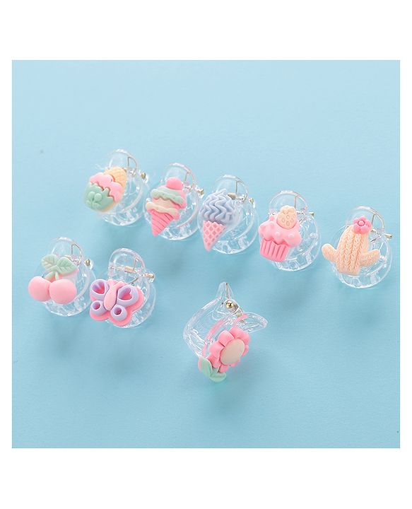 Babyhug Clips Pack of 8 - Multicolor
