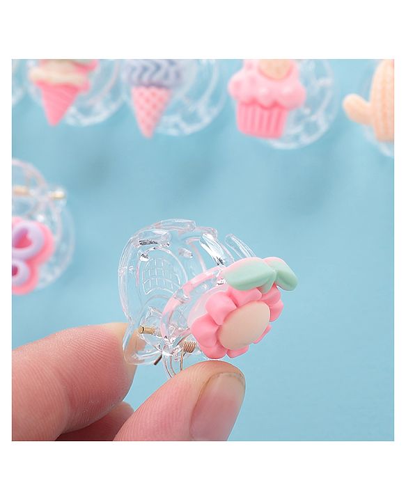 Babyhug Clips Pack of 8 - Multicolor