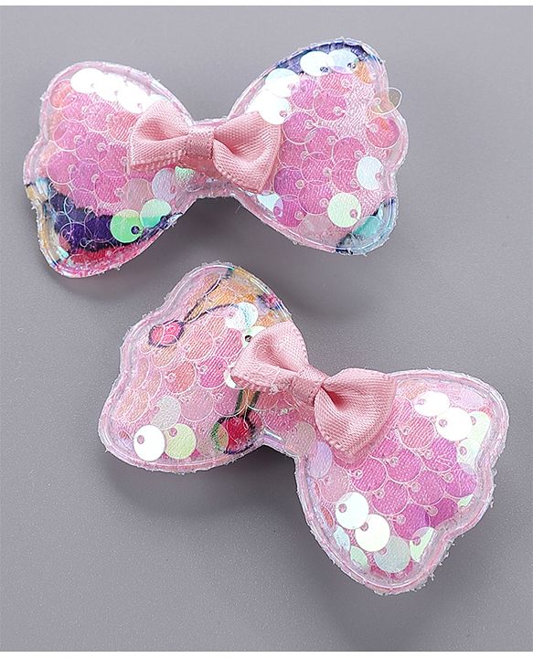 Babyhug Hair Clips Pack of 6 - Pink