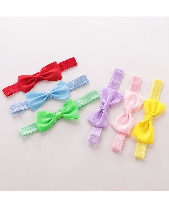 Babyhug Headbands Pack Of 6 - Multicolor