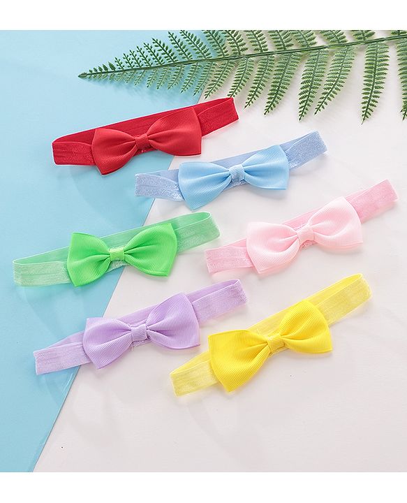 Babyhug Headbands Pack Of 6 - Multicolor