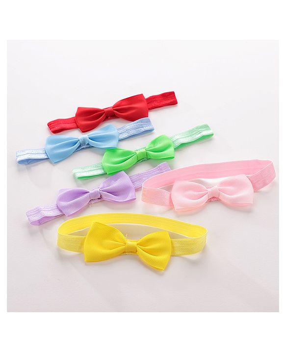 Babyhug Headbands Pack Of 6 - Multicolor